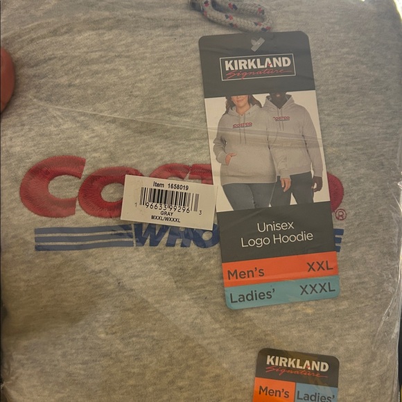 NWT Kirkland Signature Unisex COSTCO WHOLESALE Logo Hoodie, Men size XXL - Picture 8 of 8
